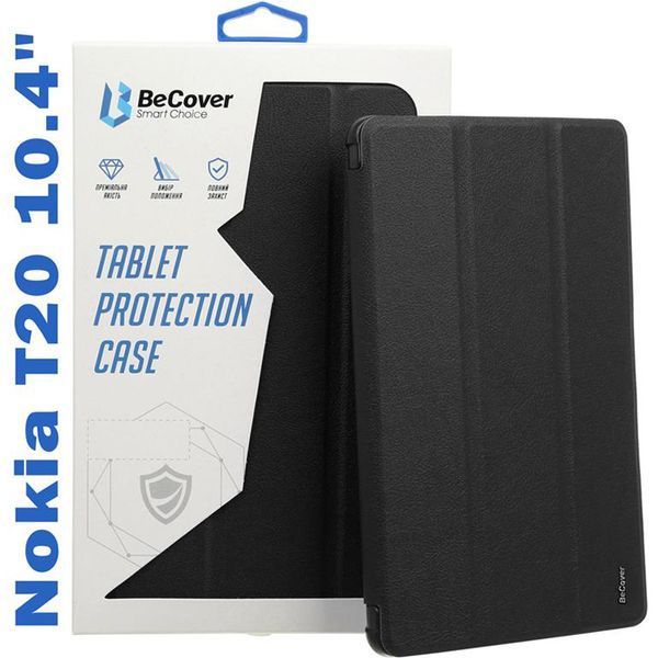 Чохол-книжка BeCover Smart для Nokia T20 10.4" Black (708041) 453382 фото