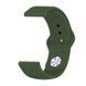 Силіконовий ремінець BeCover для Xiaomi iMi KW66/Mi Watch Color/Haylou LS01/Watch S1 Active Green (706367) 365913 фото 2
