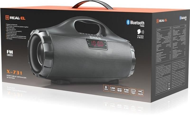 Акустична система REAL-EL X-731 Black 447690 фото