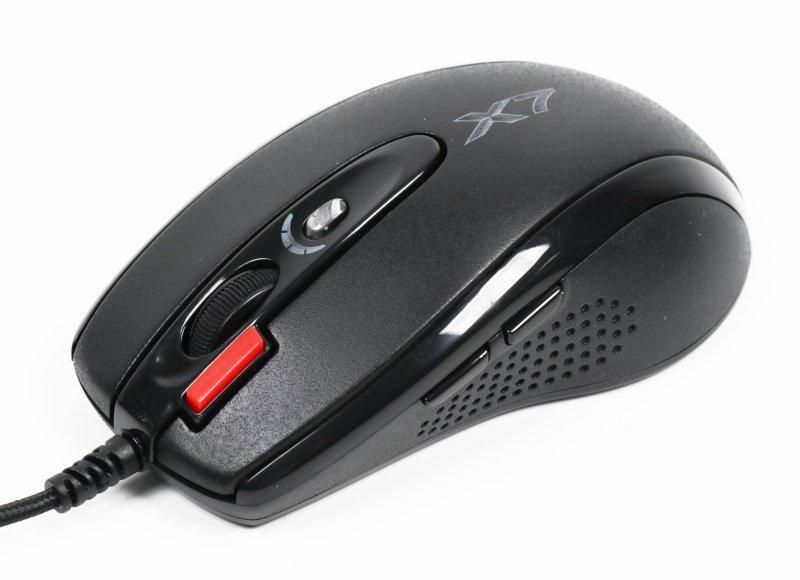 Миша A4Tech X-710BK Black USB + килимок A4Tech X7-200MP 218724 фото