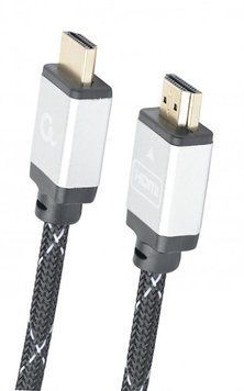 Кабель Cablexpert HDMI - HDMI V 2.0 (M/M), 3 м, чорний/сірий (CCB-HDMIL-3M) коробка 273378 фото