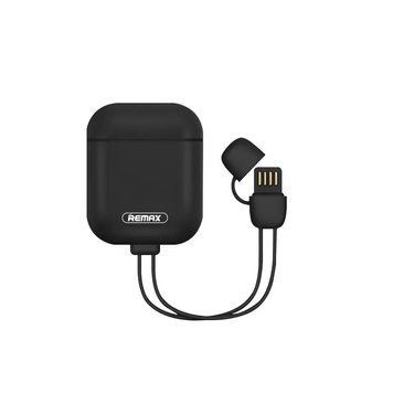 Чохол Remax RC-A6 Airpod charger для Apple AirPods Black (6954851232346) 538816 фото