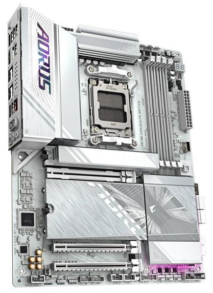 Материнська плата Gigabyte X870E Aorus Elite WiFi7 Ice Socket AM5 555642 фото
