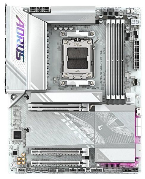 Материнська плата Gigabyte X870E Aorus Elite WiFi7 Ice Socket AM5 555642 фото