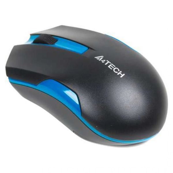 Миша бездротова A4Tech G3-200N Black/Blue USB V-Track 201638 фото