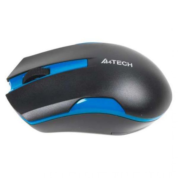 Миша бездротова A4Tech G3-200N Black/Blue USB V-Track 201638 фото