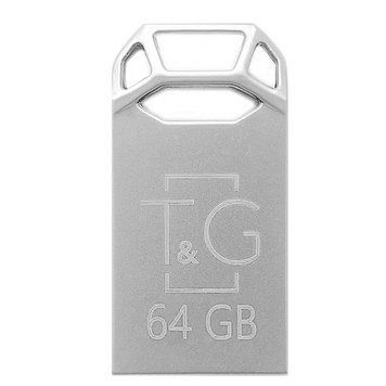 Флеш-накопичувач USB 64GB T&G 110 Metal Series Silver (TG110-64G) 305925 фото
