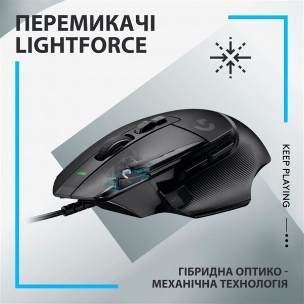 Миша Logitech G502 X Black (910-006138) 435992 фото