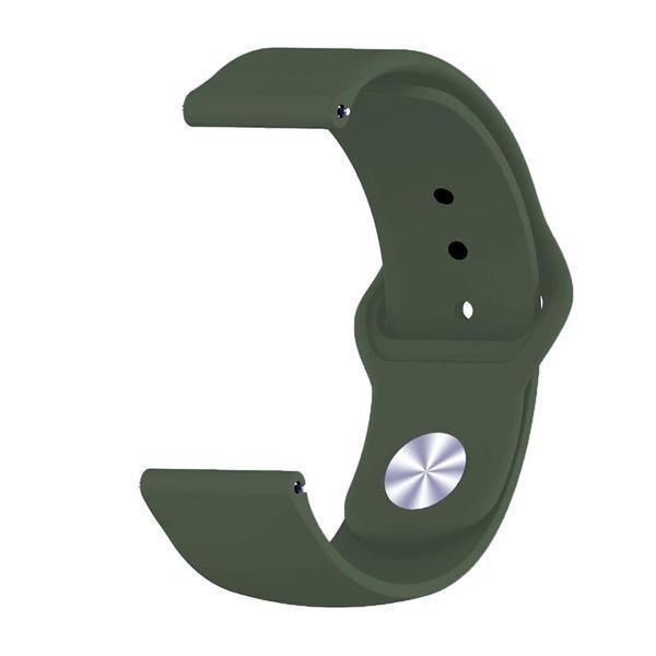 Силіконовий ремінець BeCover для Amazfit Stratos 1/2/2S/3/GTR 2/GTR 47mm/GTR Lite 47mm/Nexo/Pace Khaki (706384) 365949 фото