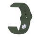 Силіконовий ремінець BeCover для Amazfit Stratos 1/2/2S/3/GTR 2/GTR 47mm/GTR Lite 47mm/Nexo/Pace Khaki (706384) 365949 фото 3