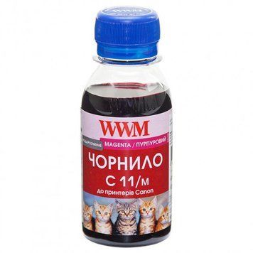 Чорнило WWM Canon CL-511С/CL-513С/CLI-521M (Magenta) (C11/M-2) 100г 210325 фото