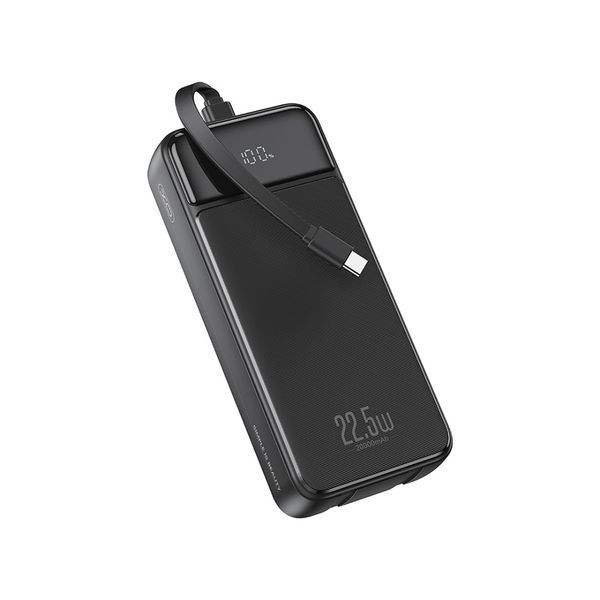 Універсальна мобільна батарея XO PR275 20000mAh 22.5W Black 557907 фото