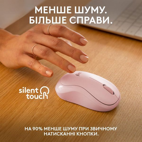 Миша бездротова Logitech M240 Silent Rose (910-007121) 463226 фото