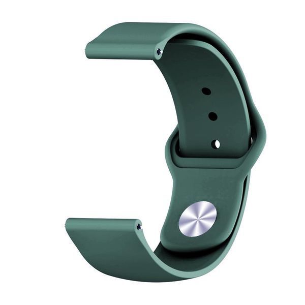 Силіконовий ремінець BeCover для Amazfit Stratos 1/2/2S/3/GTR 2/GTR 47mm/GTR Lite 47mm/Nexo/Pace Dark-Green (706386) 365951 фото