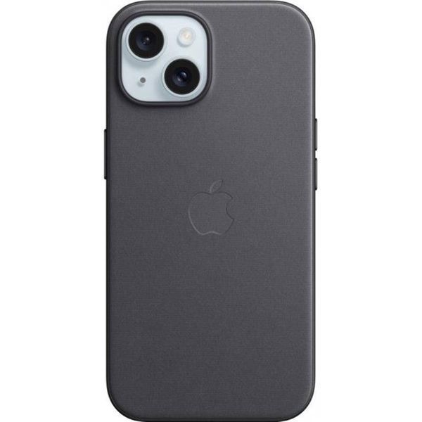 Чохол-накладка Apple FineWoven Case with MagSafe для Apple iPhone 15 Black (MT393) 480680 фото