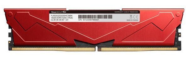 Модуль пам`ятi DDR5 2x16GB/6000 Team T-Force Vulcan Red (FLRD532G6000HC38GDC01) 526185 фото