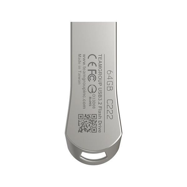 Флеш-накопичувач USB3.2 64GB Team C222 Silver (TC222364GS01) 487279 фото