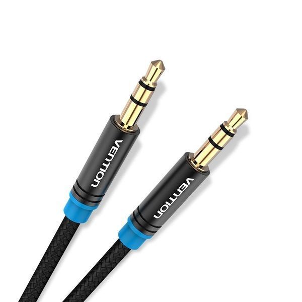 Кабель Vention 3.5 мм - 3.5 мм (M/M), 1 м, Black (P350AC100-B-M) 290763 фото