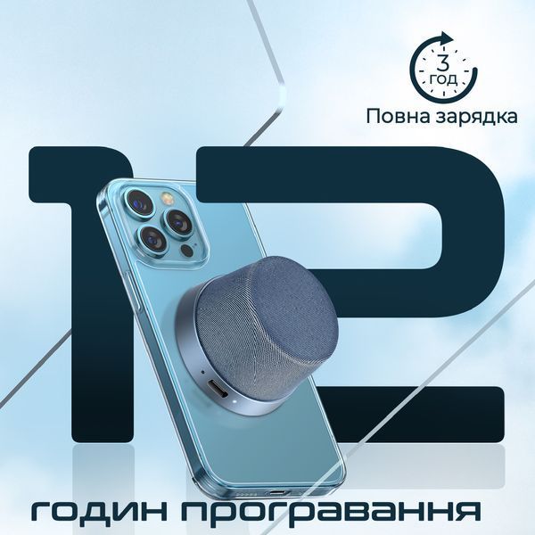 Акустична система Promate Punch 3W Navy 541490 фото