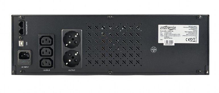 Джерело безперебійного живлення EnerGenie UPS-RACK-2000 2000VA 478864 фото
