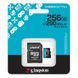 Карта пам`яті MicroSDXC 256GB UHS-I/U3 Class 10 Kingston Canvas Go! Plus R200/W160MB/s + SD-адаптер (SDCG4/256GB) 550105 фото 3