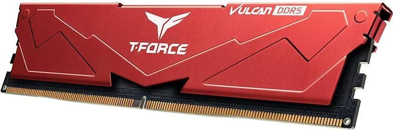 Модуль пам`ятi DDR5 2x16GB/6000 Team T-Force Vulcan Red (FLRD532G6000HC38GDC01) 526185 фото