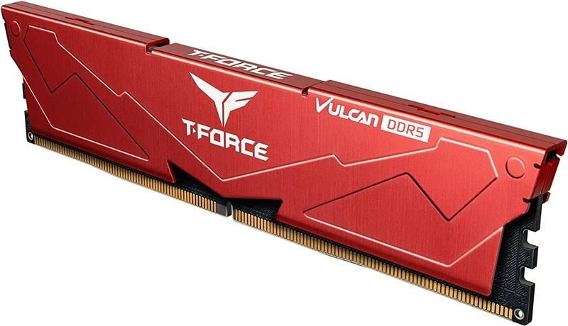 Модуль пам`ятi DDR5 2x16GB/6000 Team T-Force Vulcan Red (FLRD532G6000HC38GDC01) 526185 фото