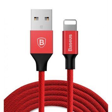Кабель Baseus Yiven USB - Lightning (M/M), 1.8 м Red (CALYW-A09) 546104 фото