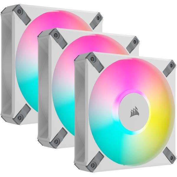 Вентилятор Corsair AF120 RGB Elite White Triple Pack (CO-9050158-WW) 448161 фото