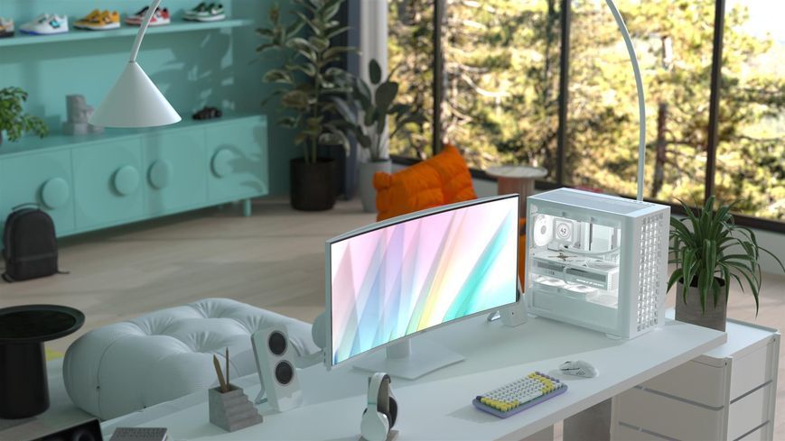 Корпус AeroCool D302A-G-WT-v1 (ACCS-DS04043.21) White без БЖ 547746 фото