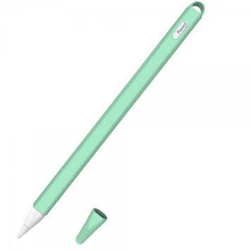 Чохол Goojodoq Hybrid Ear TPU для стилуса Apple Pencil 2 Light/Green (4001055094286LG) 385743 фото