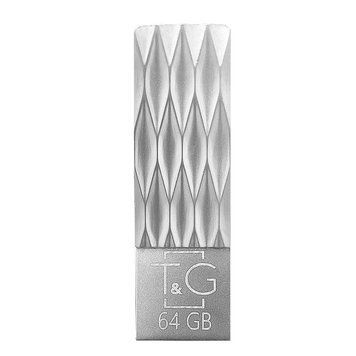 Флеш-накопичувач USB 64GB T&G 103 Metal Series Silver (TG103-64G) 319325 фото