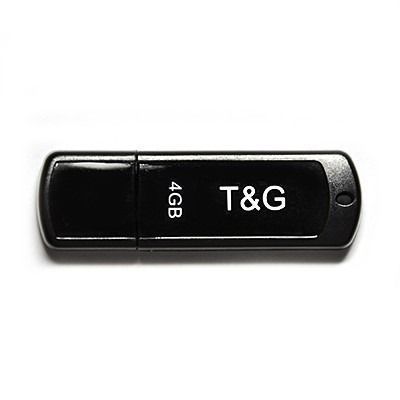 Флеш-накопичувач USB 4GB T&G 011 Classic Series Black (TG011-4GBBK) 305158 фото