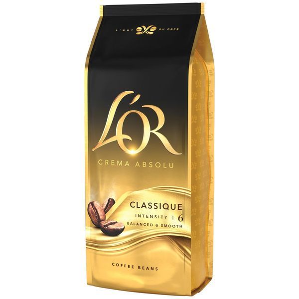 Кава в зернах L`OR Crema Absolute Classic 1000г 554708 фото