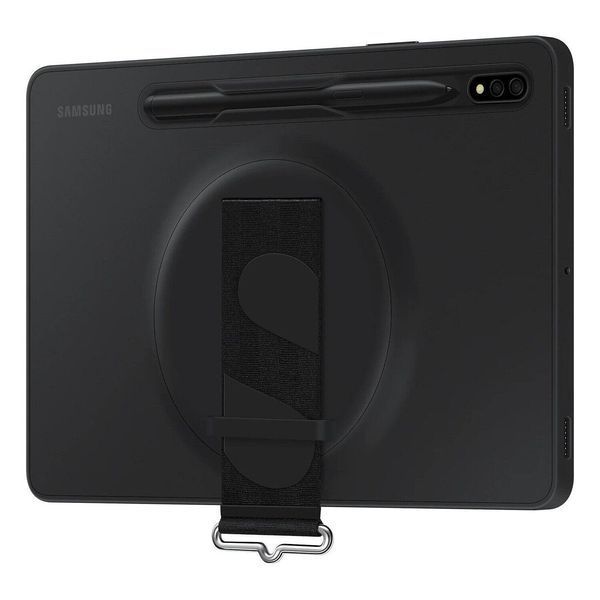 Чохол-накладка Samsung Strap Cover для Samsung Galaxy Tab S7 SM-T870/SM-T875/Tab S8 SM-X700/SM-X706 Black (EF-GX700CBEGRU) 546535 фото