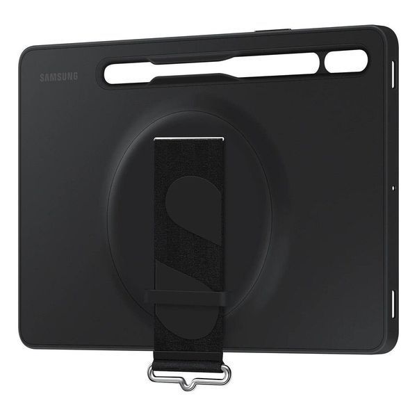 Чохол-накладка Samsung Strap Cover для Samsung Galaxy Tab S7 SM-T870/SM-T875/Tab S8 SM-X700/SM-X706 Black (EF-GX700CBEGRU) 546535 фото