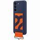 Чохол-накладка Samsung Silicone Cover with Strap для Samsung Galaxy S22 SM-S901 Navy (EF-GS901TNEGRU) 405610 фото 2