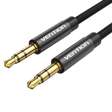 Кабель Vention 3.5 мм - 3.5 мм (M/M), 1 м, Black (BAWBF) 468611 фото