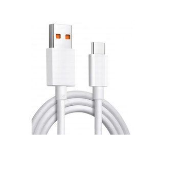 Кабель Dengos USB - USB Type-C (M/M) 1 м White (PLS-TC-6A-WHITE) 532666 фото