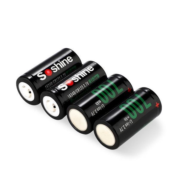 Акумулятор Soshine CR123A/16340 700mAh 1шт 508130 фото