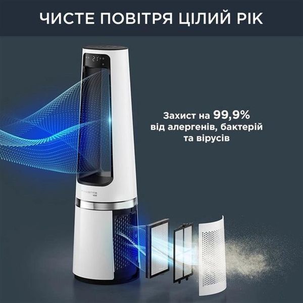 Очищувач повітря Rowenta Eclipse 3in1 White (QU5060F0) 483467 фото
