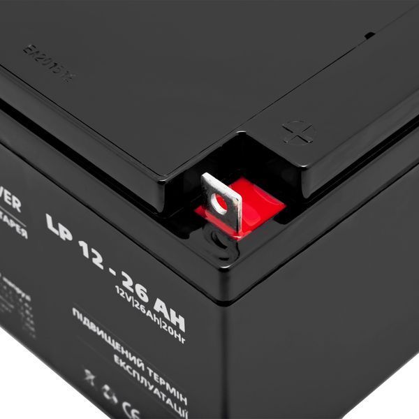 Акумуляторна батарея LogicPower LPM 12V 26AH (LPM 12 - 26 AH) AGM 261314 фото