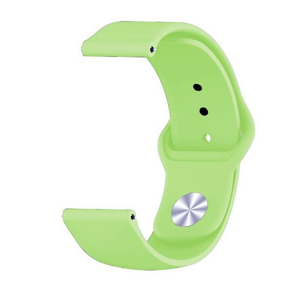 Силіконовий ремінець BeCover для Samsung Galaxy Watch 46mm/Watch 3 45mm/Gear S3 Classic/Gear S3 Frontier Lime (706323) 365877 фото