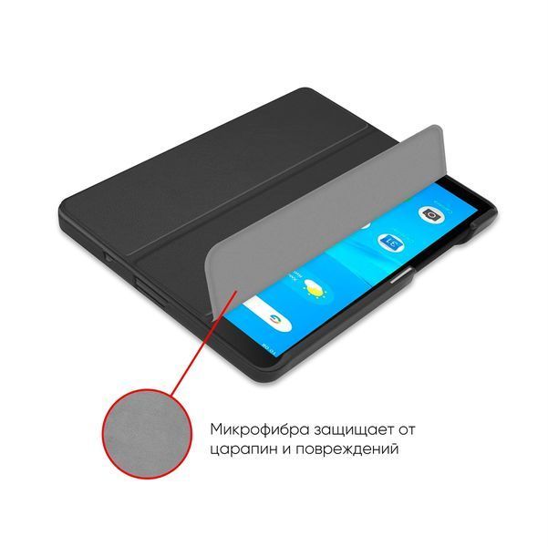 Чохол-книжка AirOn Premium для Lenovo Tab M7 TB-7305 Black (4821784622454) 326962 фото