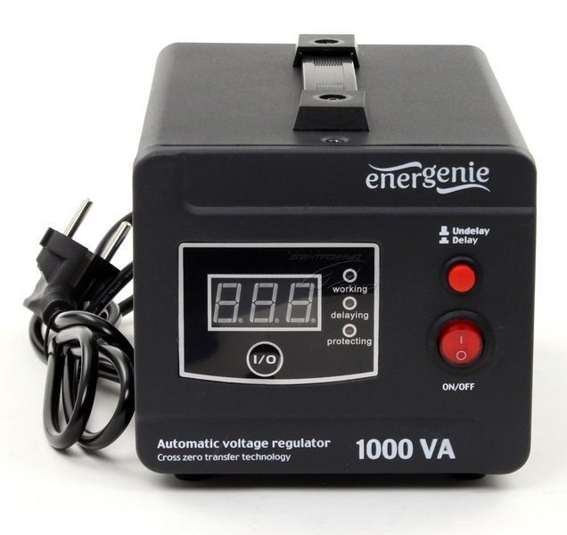 Стабілізатор EnerGenie EG-AVR-D1000-01 1000VA 147502 фото