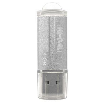 Флеш-накопичувач USB 4GB Hi-Rali Corsair Series Silver (HI-4GBCORSL) 305086 фото