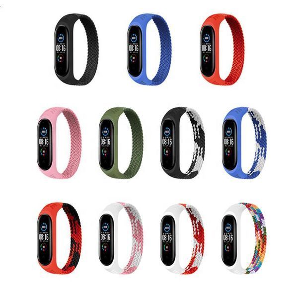 Ремінець BeCover Elastic Nylon Style для Xiaomi Mi Smart Band 5/Mi Smart Band 6 Size M Khaki (706150) 364790 фото