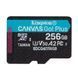 Карта пам`яті MicroSDXC 256GB UHS-I/U3 Class 10 Kingston Canvas Go! Plus R200/W160MB/s (SDCG4/256GBSP) 550111 фото 1