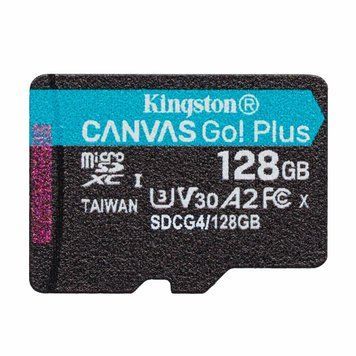 Карта пам`яті MicroSDXC 128GB UHS-I/U3 Class 10 Kingston Canvas Go! Plus R200/W200MB/s (SDCG4/128GBSP) 550112 фото