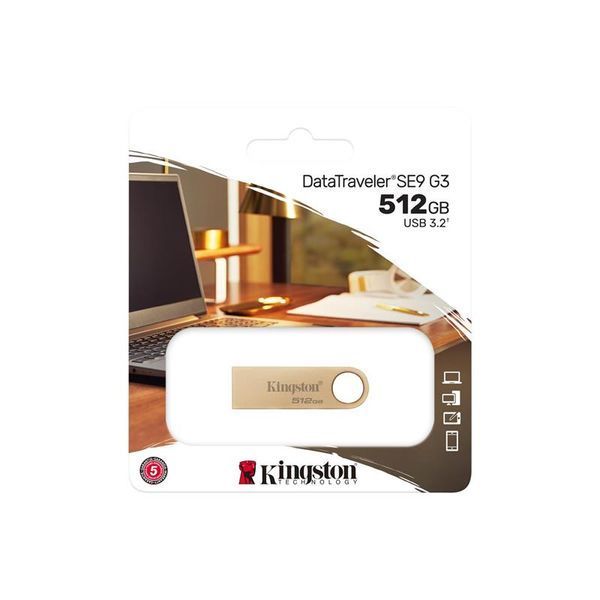 Флеш-накопичувач USB3.2 512GB Kingston DataTraveler SE9 G3 (DTSE9G3/512GB) 493443 фото